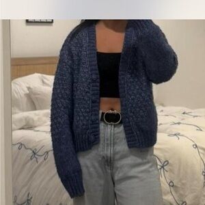 Forever 21 Navy Blue Cardigan